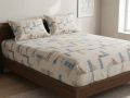 Premium Microfiber Printed Fitted Sheet (72*78=12) – Soft, Stretchable & Wrinkle-Free!. 