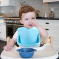 Silicone Bibs for Babies & Toddlers - Adjustable and Durable  Waterproof Silicone Bib. 