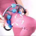 l U Shape Trigger Point Massage Roller Arm Leg Neck Muscle Tissue Fitness Gym Yoga Pilates Sports 8 Wheels. 