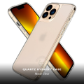 Spigen Quartz Hybrid Matte Clear Case for iPhone 14 Pro, 14 Pro Max, 13 Pro, 13 Pro Max. 