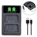 NP-FM500H NP FM500H FM500H Battery + LCD Dual USB Charger for Sony Alpha A58 A57 A65 A77 A99 A900 A700 A580 A560 A550 A850. 