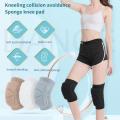 1Pc Winter Kneecap Shock Absorption Impact Resistant Non-slip Running Kneelet Protective Cover Warm Knee Pad for Outdoor. 