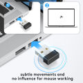 Wireless Mouse Jigglers Mover Undetectable Automatic USB Port Shaker Wiggler for Laptop Keeps Computer Awake Mouse Movement. 