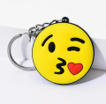Funny Emoji Smile Stool Amusing Cartoon Keychain Cute Key Plastic. 