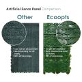 Fence Wall Decoration Artificial Green Leaves Can Stretch Privacy Fence Screen Plant Leaves, Suitable for Home, Garden. 