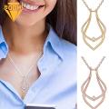 Alloy Necklace Adjustable Length Necklace Ring Holder Pendant Perfect Gift for Wife/girlfriend Southeast Asian Buyers' Favorite Pendant Necklace. 