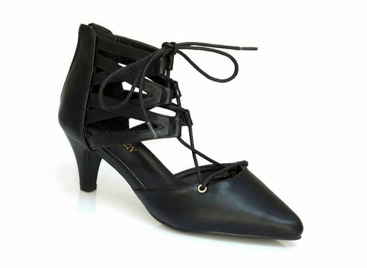 ANKLE STRIPED STRING STYLE HEELS Footwear for HER Formal Style Shoes For Age Group 14+