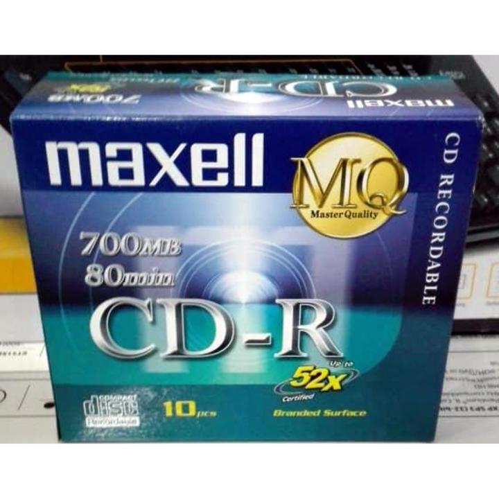 ORIGNAL PACK OF 10 CD-R 700MB 80MIN WITH Individual packing (1x10)