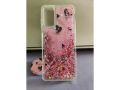 For Samsung S20 Plus Back Cover Water Glitter Shiny Soft Silicon with free pop socket Case for Girls. 