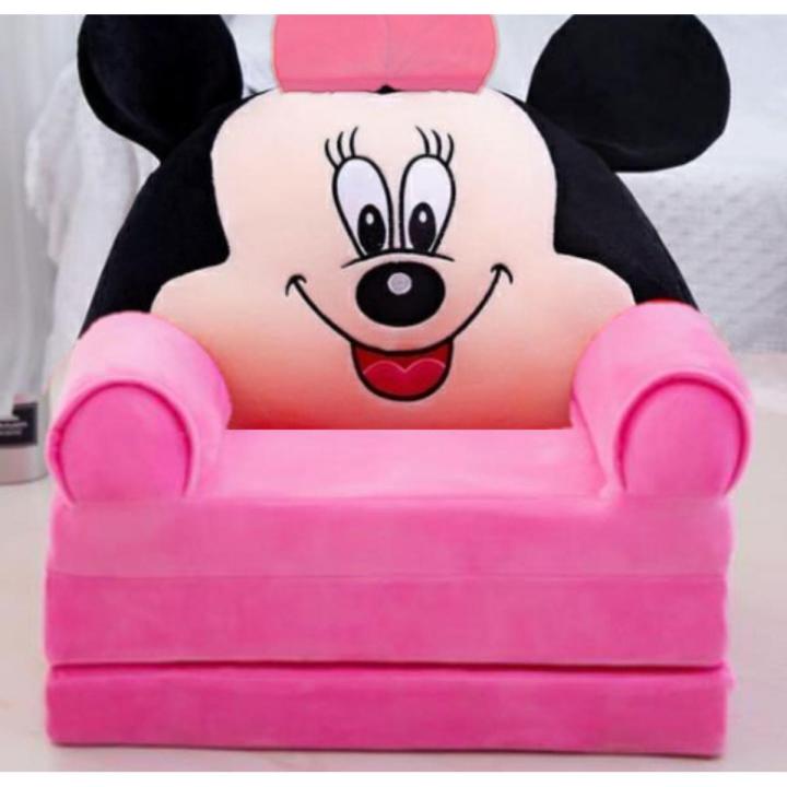 layer Cute Children seat kids cartoon sofa Foldable Sofa bed 2in1