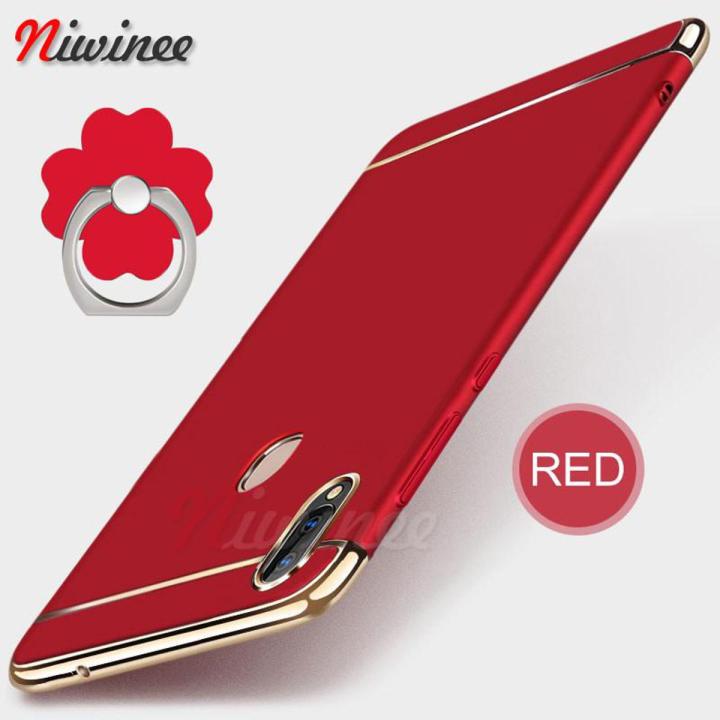 For Vivo Y11 Case Luxury 3 In 1 Case Ultra Slim Hard Cover Phone Casing
