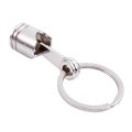 Trendy Car Engine Piston Keyring Chain Keychain Key Fob Silver. 