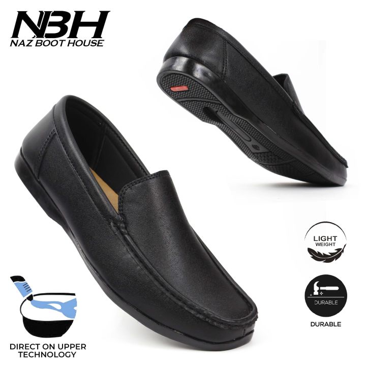 NBH Shoes Loafer - Medicated Non Slip Formal Shoes For Men - Office Shoes For Boys - Shoes Formal Leather For Kamez Shalwar - Perfect Gift For Boys