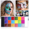 Body Paint Bright Color Halloween Cosplay Party Face Body Makeup Palette. 