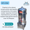 Steel Body Electric Water Cooler / Steel Body Cooler Round Shape  /40liter. 