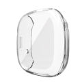 Soft Silicone Full Screen and Body Cover Protector For Fitbit Versa 3 and Fitbit Sense Smart Watch Full Body Case Cover. 