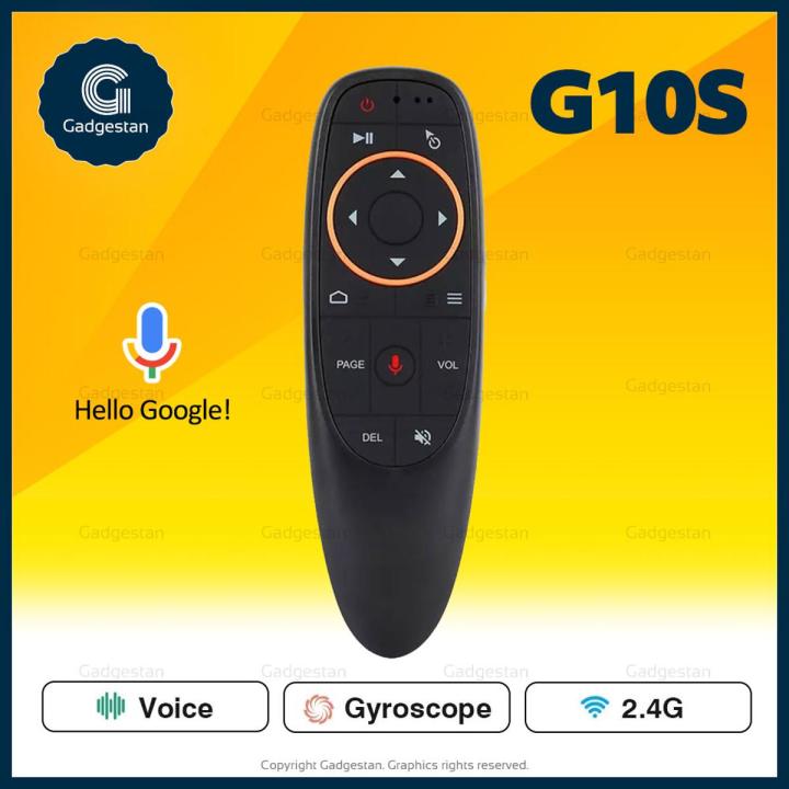 G10S - Smart Voice Air Mouse Remote - For Android Tv Box, Computer etc