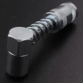 Grease Nozzle Adapter Grease Gun- Accessory 90 Degree Grease Coupler Adapter with Sleeve 3 Jaw Angle Grease Tool. 