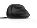 PORTTU 6D USB Wireled Vertical Ergonomic Optical Mouse, 800/1200 /1600DPI, 6 Buttons - Black ORIGINAL UK ZONE STOCK. 