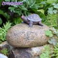 Key Hider for Yard Waterproof Resin Key Box Outdoor Garden Ornament Key Hider with Secure Simulation Stone Design Ideal for Southeast Asian Buyers Hidden Key Holder. 