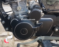 Sticker Engine Kit For Self Start CG 125 New Model Sticker Kit Waterproof Matt Black. 