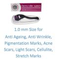 Derma Roller System 1.0 Mm Stainless Steel Micro Needling Roller for Facial Skin Care. 