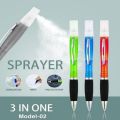 3 In 1 Ball Pen, Hand Sprayer 3 in 1 ball pen with rubber Grip (1 Pcs). 