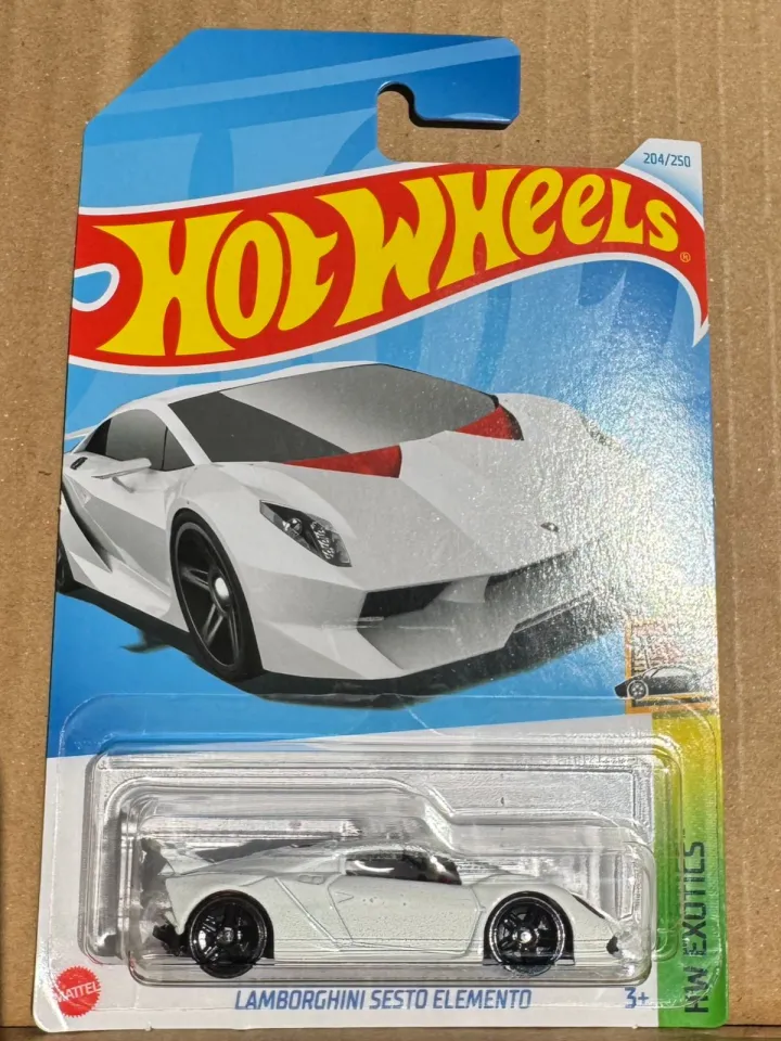 Hot Wheels Lamborghini Sesto Elemento 2014 - Échelle 1:64, Blanc, Neuf Sous Boîte