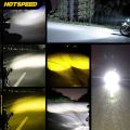 (1pcs) New mini driving fog light for all types of Bikes and Cars , double friction colour white or yellow projector lens. 