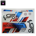 Latest Version KOOKABURRA RED Cricket Bat Sticker | Branded Quality KOOKABURRA 3D Embossed Cricket Bat Sticker | 2023 Latest KOOKABURRA GHOST Players Edition Cricket Bats 3D Stickers. 