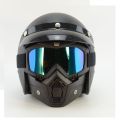 Goggle With Mask Riding Mask For Bikers Anti Scratch UV Protective Bike Face Mask For Men Detachable With Soft Foam Padded Face Cover Helmet Google Mask Off Road Dust Protection Mask. 