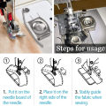Household Sewing Presser Quilting Stitch Magnet Sewing Gauge Sewing Machine Accessories Guides Needle Magnetic Seam Guide. 
