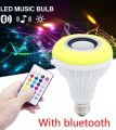 2-in-1 Smart LED Bulb + Bluetooth Speaker | RGB Light + Remote Control. 