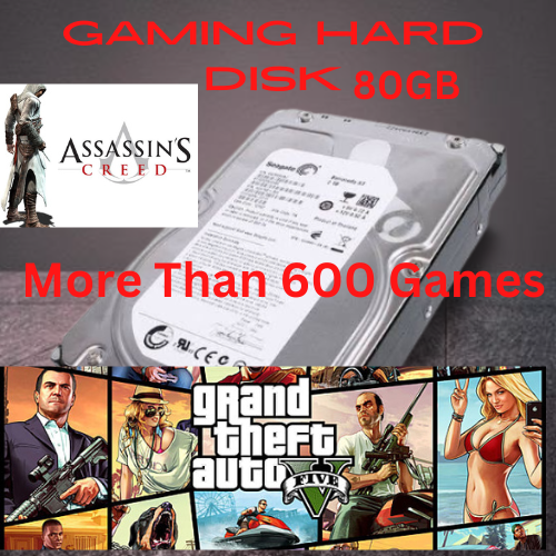 HardDisk with PC games |Gaming Hard with GTA 5(V )and other 600 Games