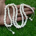 Camel Bone Tasbeeh 100 Beads Round Style 8  mm Size | Muslim Counter Prayer Beads. 