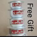 FREE GIFT Silver Pot Set 4 Pieces (Pateli) (Handi) Cooking Kitchen Ware (Free Spoon Set Steel 4 Pieces). 