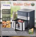 Air Fryer Master Chef Multifunction  Digital Large capacity 8 L with Built-in Recipes Heat Setting. 