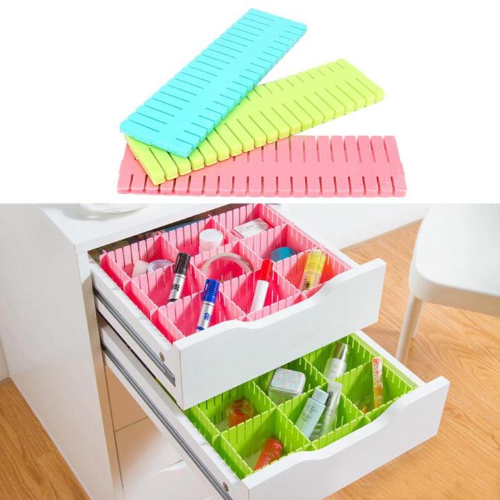 Drawer Divider Partition Storage Underwear Organizer Clapboard Socks DIY Grid Plastic Drawer size: 32.5 cm by 7 cm