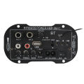 5 Inch 12V 220V Two-Purpose 4110B-369 Dual MIC With BT Car Digital Amplifier Mono Bluetooth Function with Memory card / USB flash drive. 