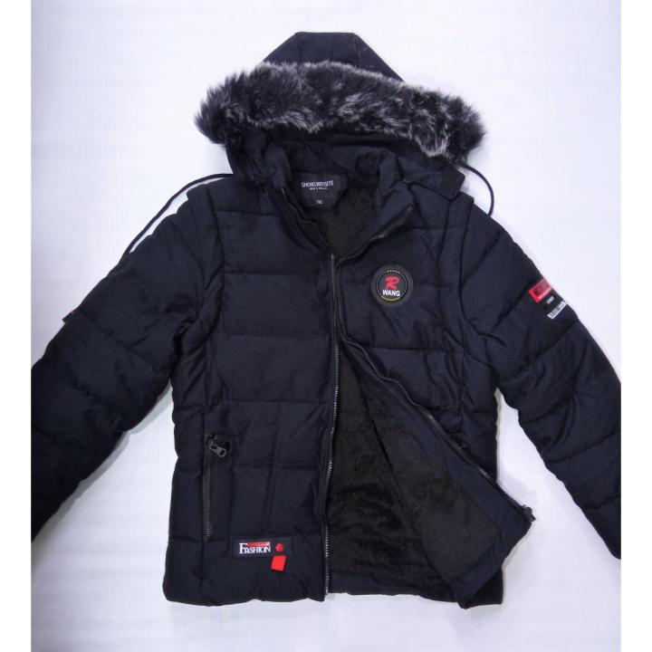 Kid's 3in1 Parachute Bomber Jacket with Removable Sleeves and Hood