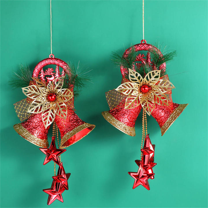 Merry Christmas Decorations Holiday Bells Decoration Home Decorations For Christmas Xmas Party Supplies Christmas Tree Pendants