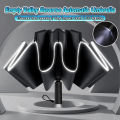 Xiaomi Automatic Umbrella LED Luminous Windproof Umbrella Reflective Foldable Safe Night UPF50+ Anti UV Umbrella Strong Anti-Wind Frame Payung Lipat 小米自动伞. 