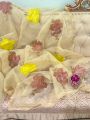 New Arrivals 2k24  Fancy Dupatta Collection Pure Organza Fabric Dupatta ⁠With Neat & Beautiful Handmade Floral Brush Paint Work. 