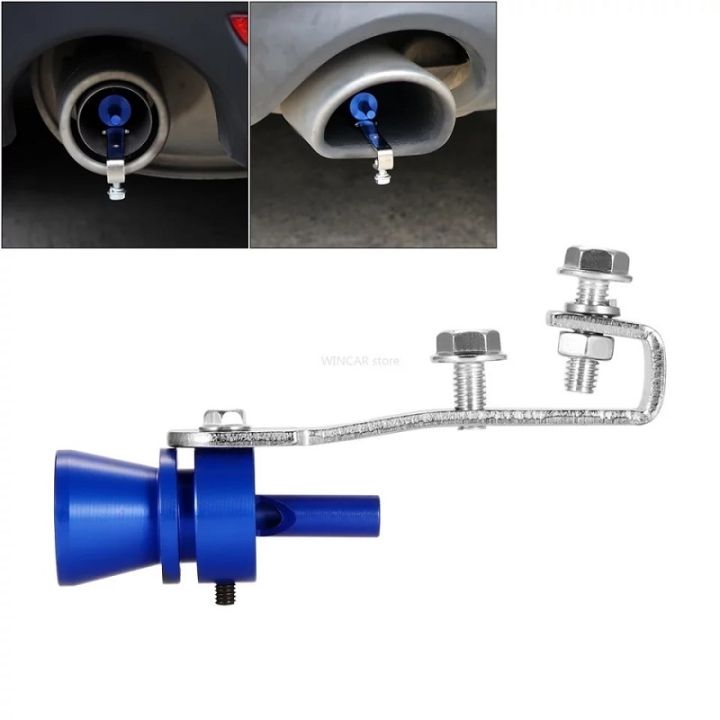 Universal Car Blow Off Valve Noise Turbo Sound Whistle ulator Muffler Tip Car Accessories