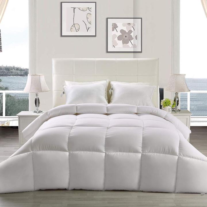 Utopia%20-%20Comforter%20King%20Queen%20Twin%20White%20All%20Season%20Plush%20Siliconized%20Fiberfill%20Duvet%20Insert%20Box%20Stitched%20-%20Image%208