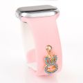 Christmas Decoration For Apple watch band Jewelry Charms for iWatch/Galaxy watch 4/Classic/3 Bracelet Silicone Strap Accessories. 