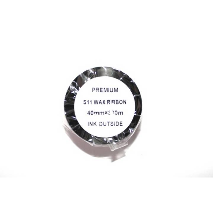 Premium Wax Ribbon 40mm*300Meter  Black