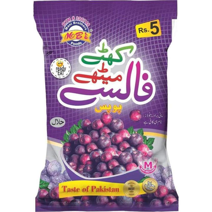 Khatay mithy falsy pops / chips / papar 24 pcs