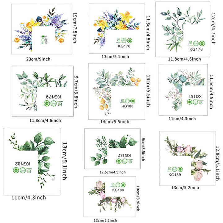 Decor%20Wall%20Paper%20Long%20Lasting%20Wall%20Mural%20Colorfast%20Plant%20Flower%20Switch%20Wall%20Decorative%20Sticker%20Self-adhesive%20Mural%20Demoo%20-%20Image%202