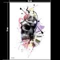 【The road to happiness Store】temporary tattoo sheet tatoo angel wing tattoos girl y thigh tattoo black sleeve tatto boys men decal. 